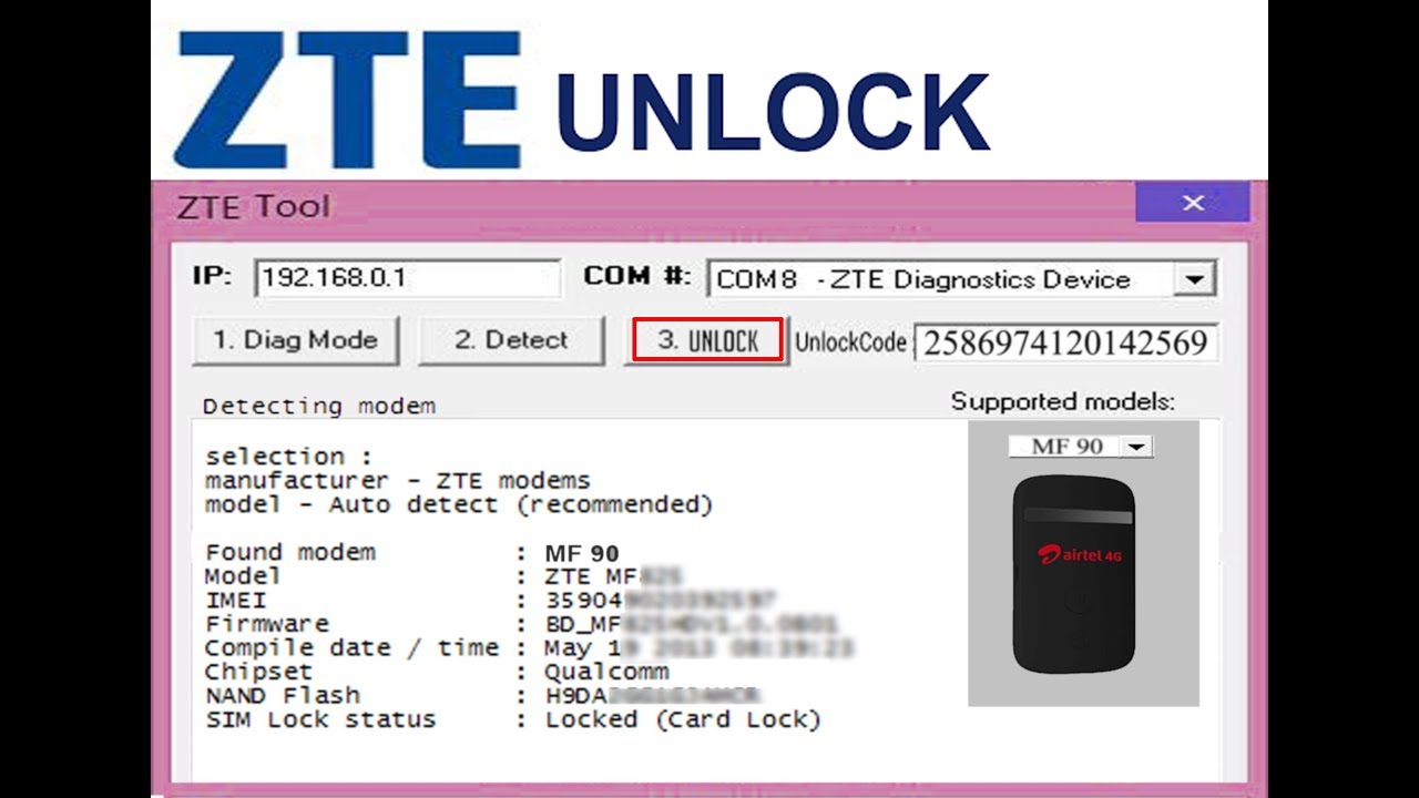 Free Ztel Unlock Code Generator